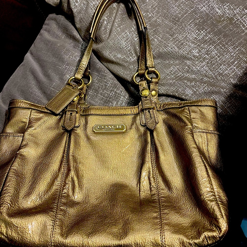 Gold Coach purse